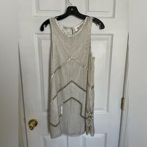 Parker Midi Sequin Silk Dress